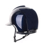 Kep Italia Riding Helmet Cromo 2.0 Polish Polo Peak Blue Suede Inserts