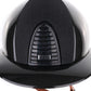 Kep Italia Riding Helmet Cromo 2.0 Shine Polo Peak Black RAW Frame Galassia Insert Beige Chin Strap