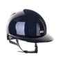 Kep Italia Riding Helmet Cromo 2.0 Polish Polo Peak Blue Suede Inserts