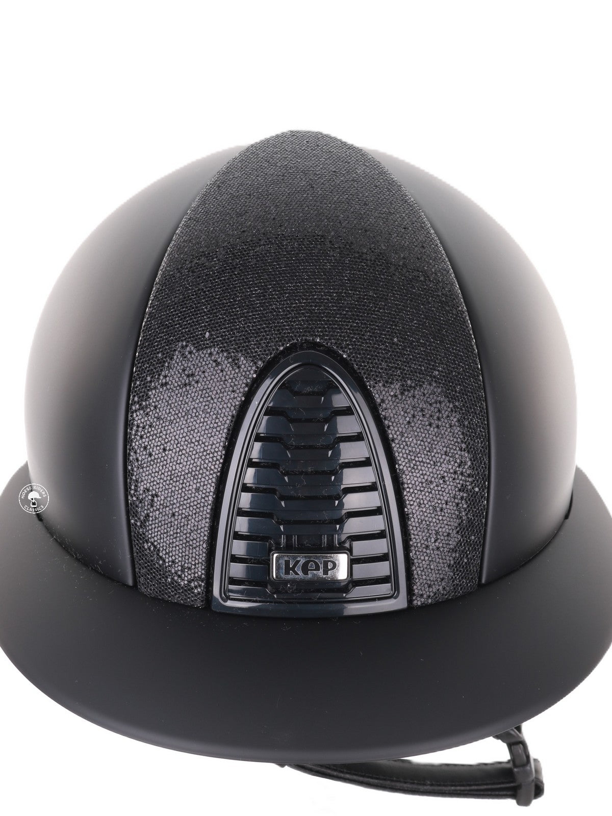 Kep Italia Paardrijhelm Cromo 2.0 Matt Polo Klep Zwart Glitter Black