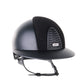 Kep Italia Riding Helmet Cromo 2.0 Textile Polo Peak Black Suede Insert
