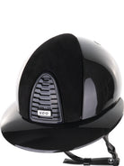 Kep Italia Paardrijhelm Cromo 2.0 Shine Polo Klep Zwart RAW Frame Suede insert