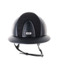 Kep Italia Riding Helmet Cromo 2.0 Textile Polo Peak Black Suede Insert