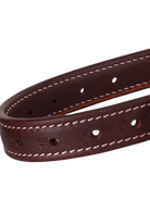 LJ Leathers stijgbeugelriemen zeer soepel leder Choco