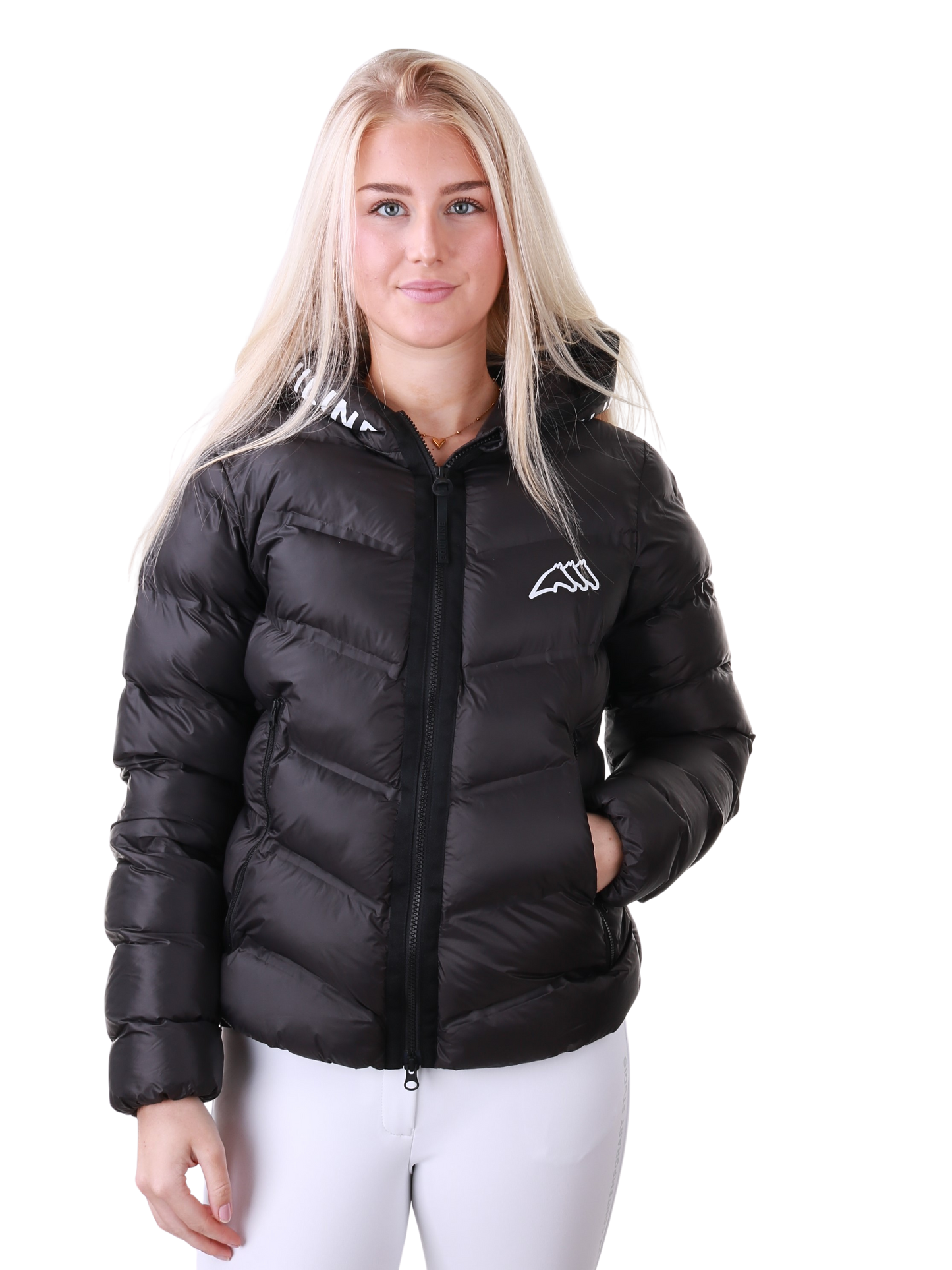 Equiline quilted jacket women Cabry Black