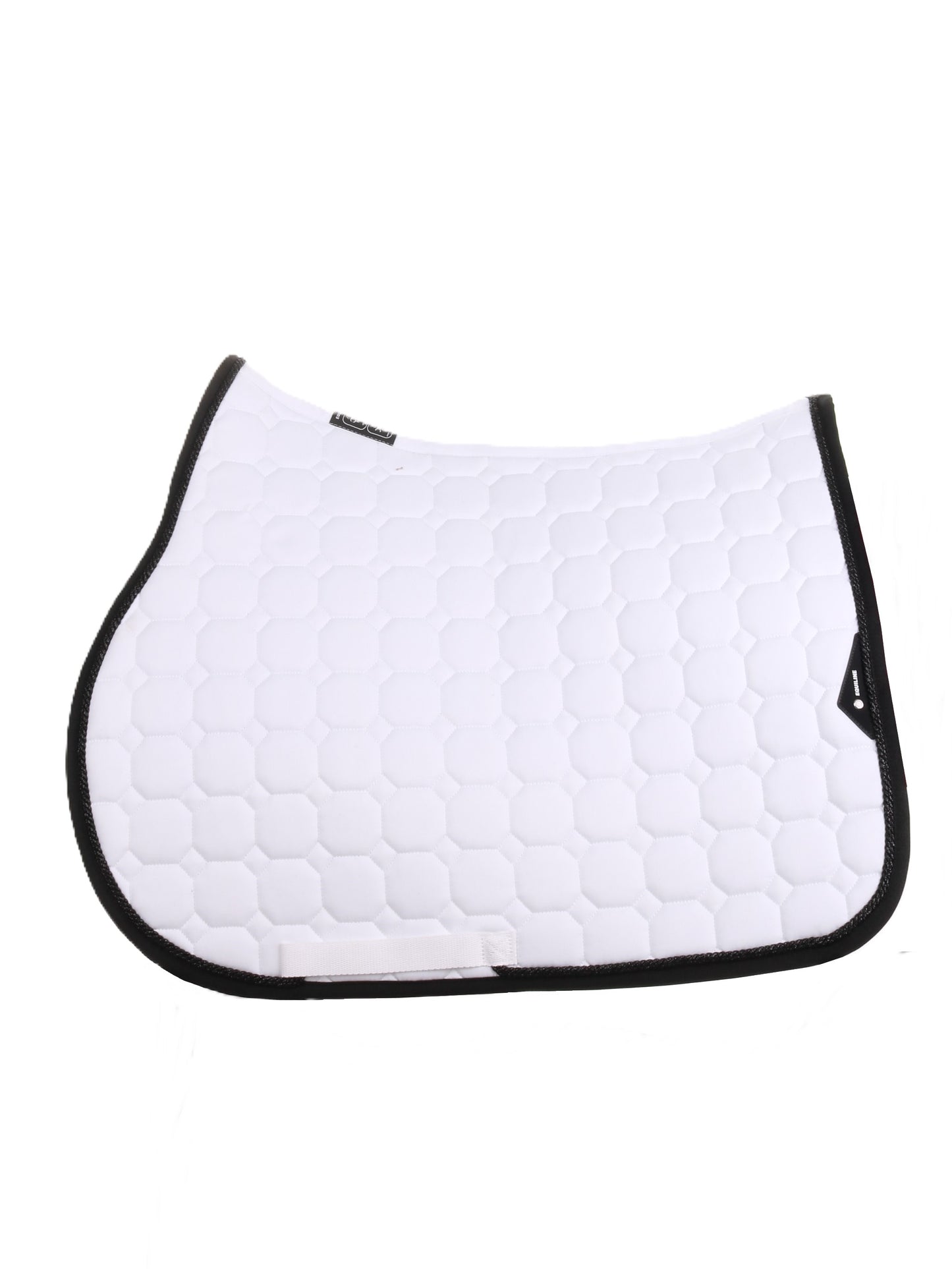 Equiline saddle pad Octagon White-Black