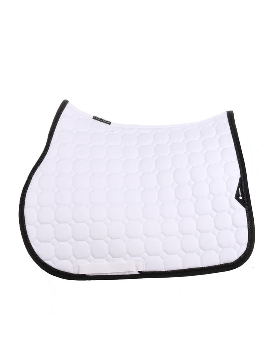 Equiline saddle pad Octagon White-Black