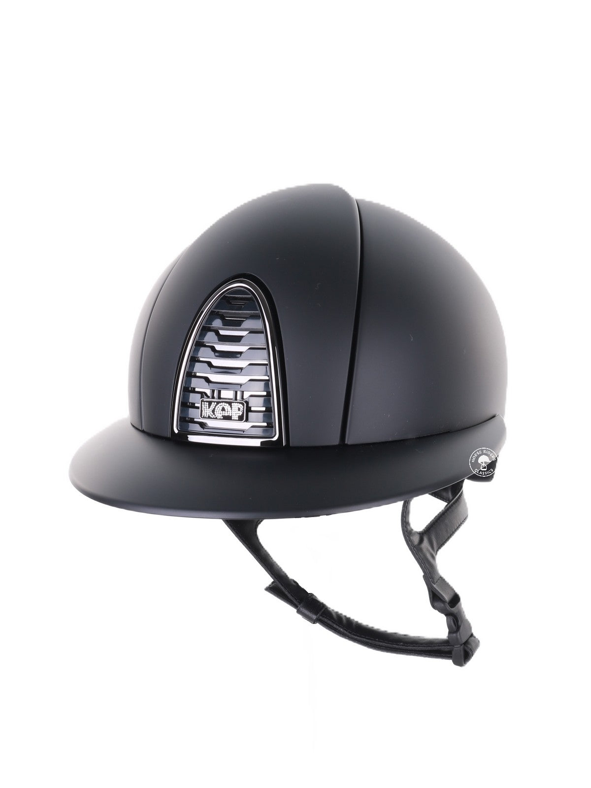 Kep Italia Paardrijhelm Cromo 2.0 Matt Polo Klep Zwart Mirror Black Frame