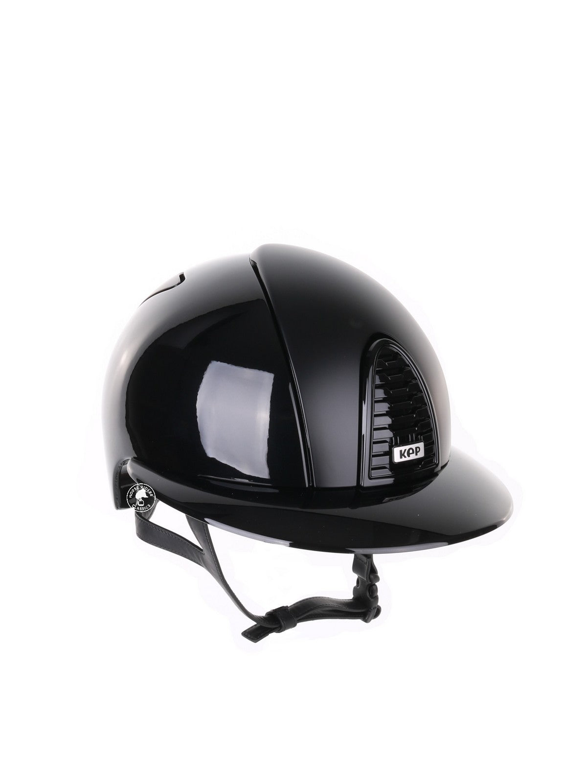 Kep Italia Paardrijhelm Cromo 2.0 Polish Polo Klep Zwart Textile Inserts