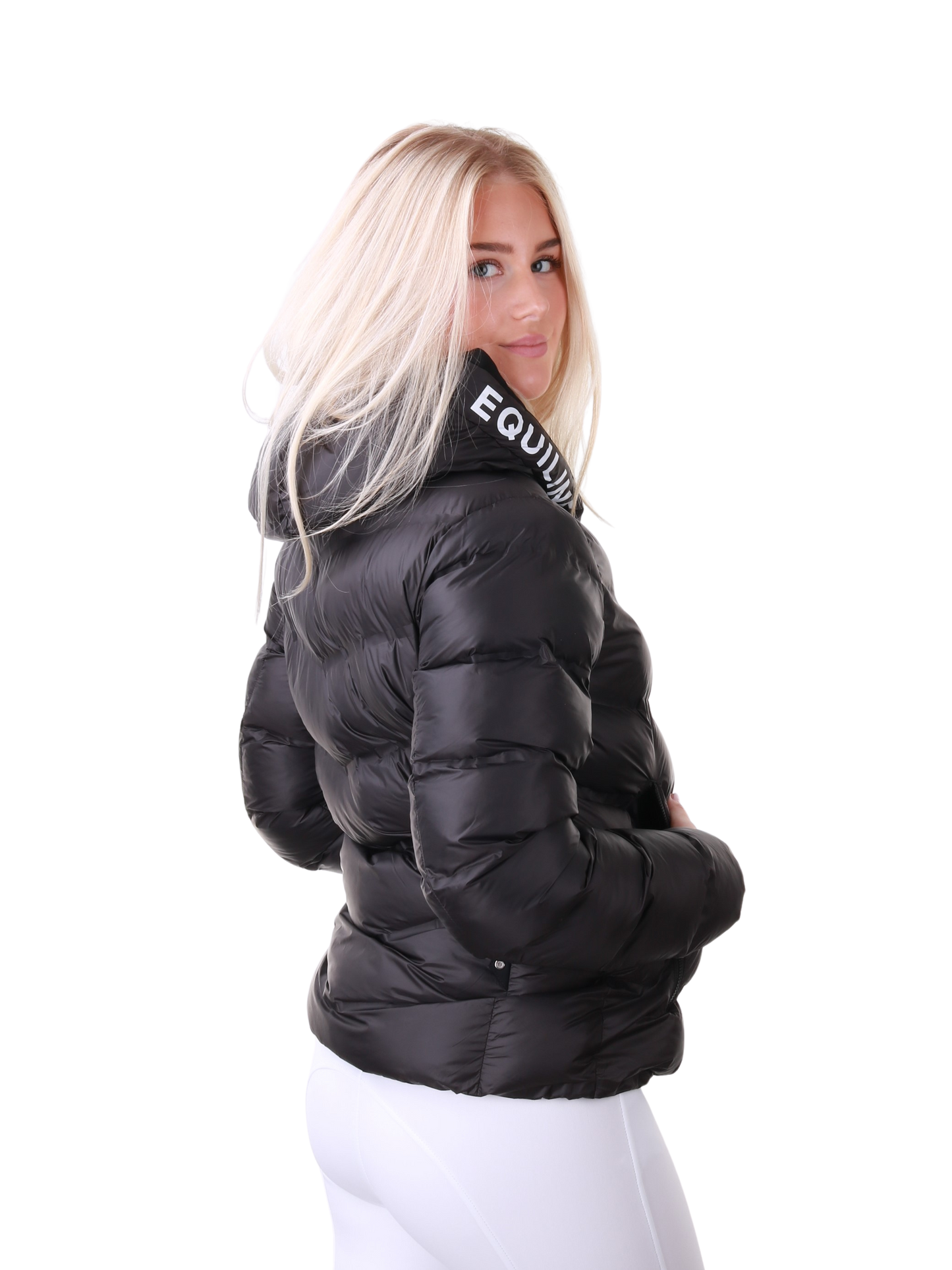 Equiline quilted jacket women Cabry Black