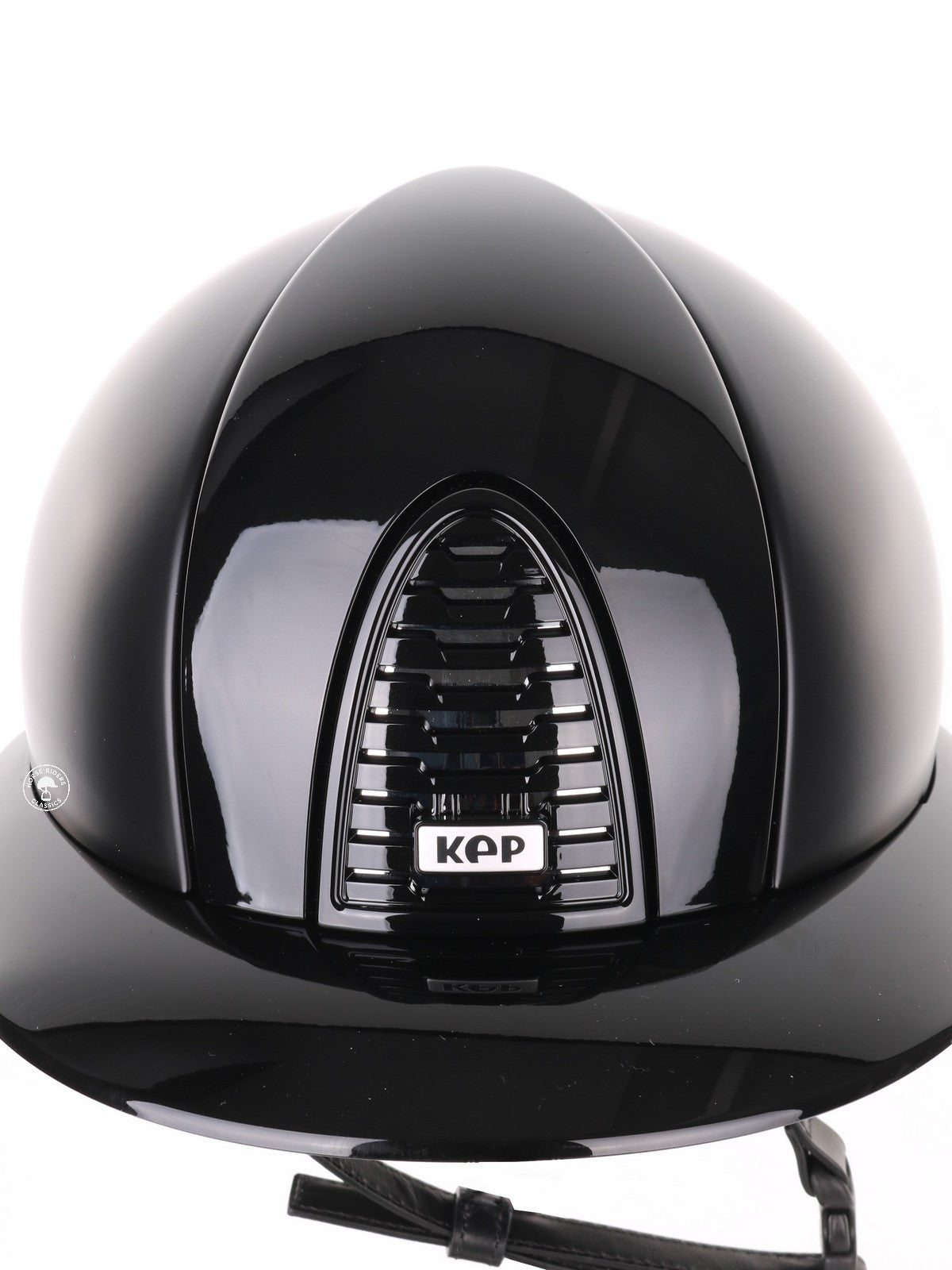 Kep Italia Riding Helmet Cromo 2.0 Textile Polo Peak Black Polish Inserts