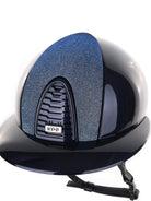 Kep Italia Paardrijhelm Cromo 2.0 Polish Polo Klep Blauw Galassia Light Blue Insert