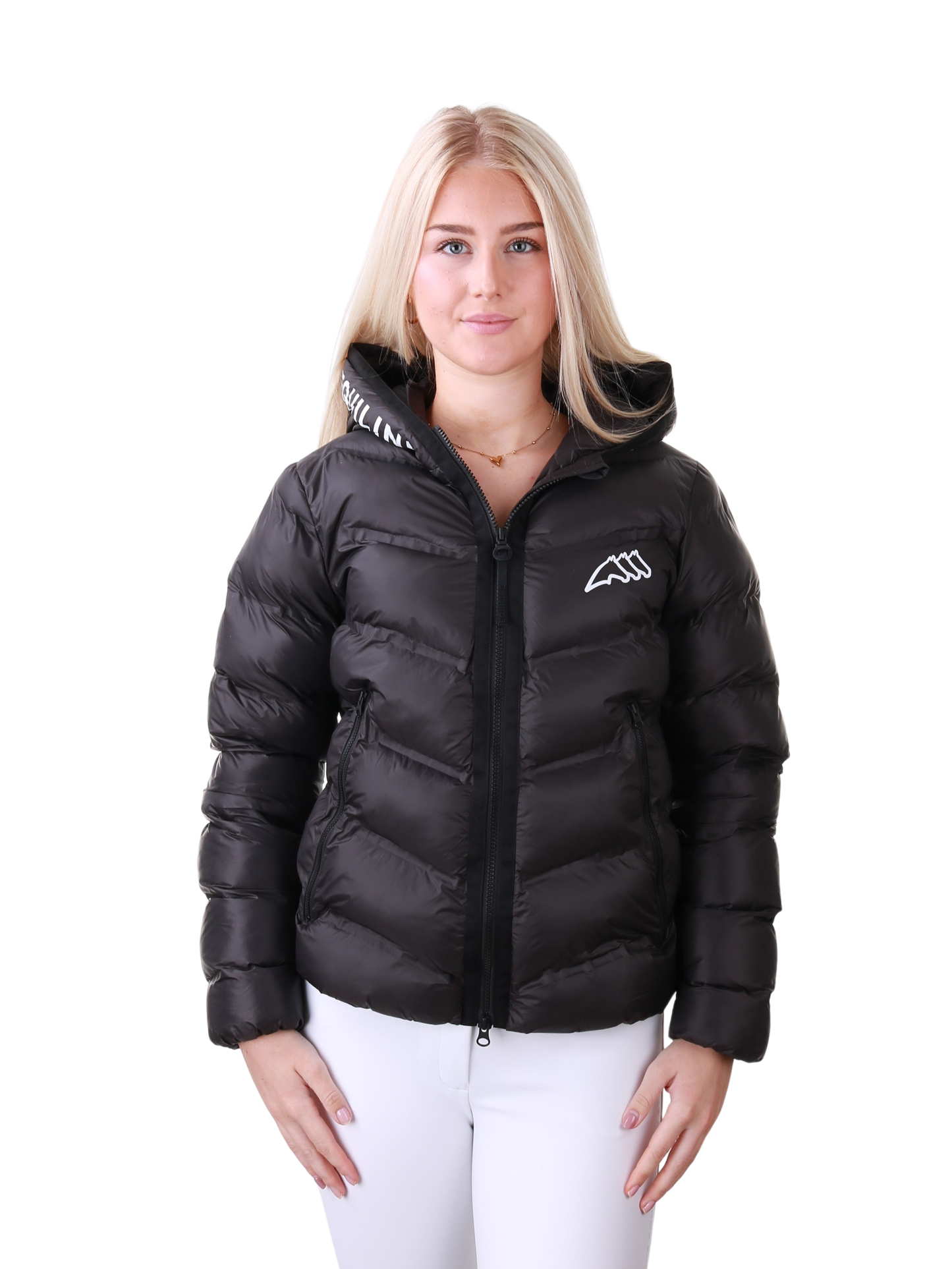 Equiline quilted jacket women Cabry Black