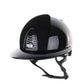 Kep Italia Riding Helmet Cromo 2.0 Polish Polo Peak Black Suede Inserts