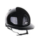 Kep Italia Riding Helmet Cromo 2.0 Polish Polo Peak Black Suede Inserts