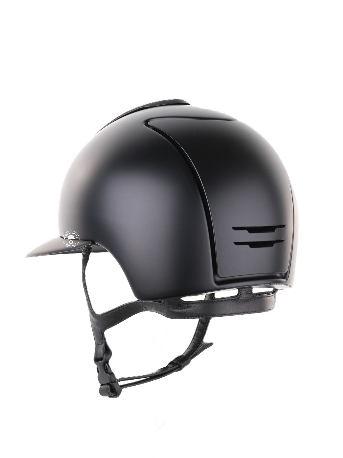 Kep Italia Paardrijhelm Cromo 2.0 Textile Polo Klep Zwart