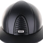 Kep Italia Riding Helmet Cromo 2.0 Textile Polo Peak Black Beige Chin Strap