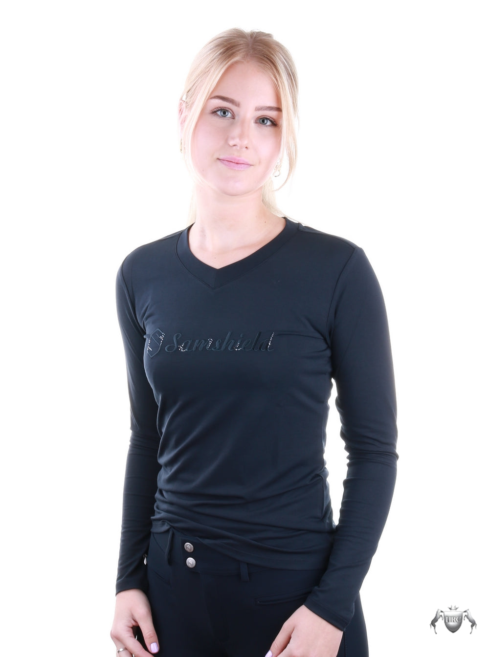 Samshield T-Shirt long sleeves ladies Axella crystal navy