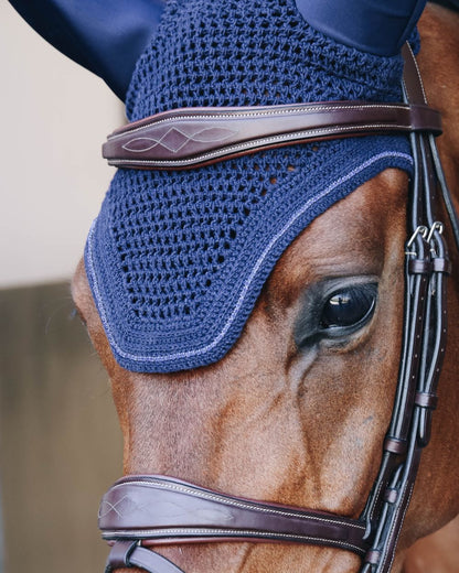 Kentucky Horsewear fly veil Wellington sparkling Navy