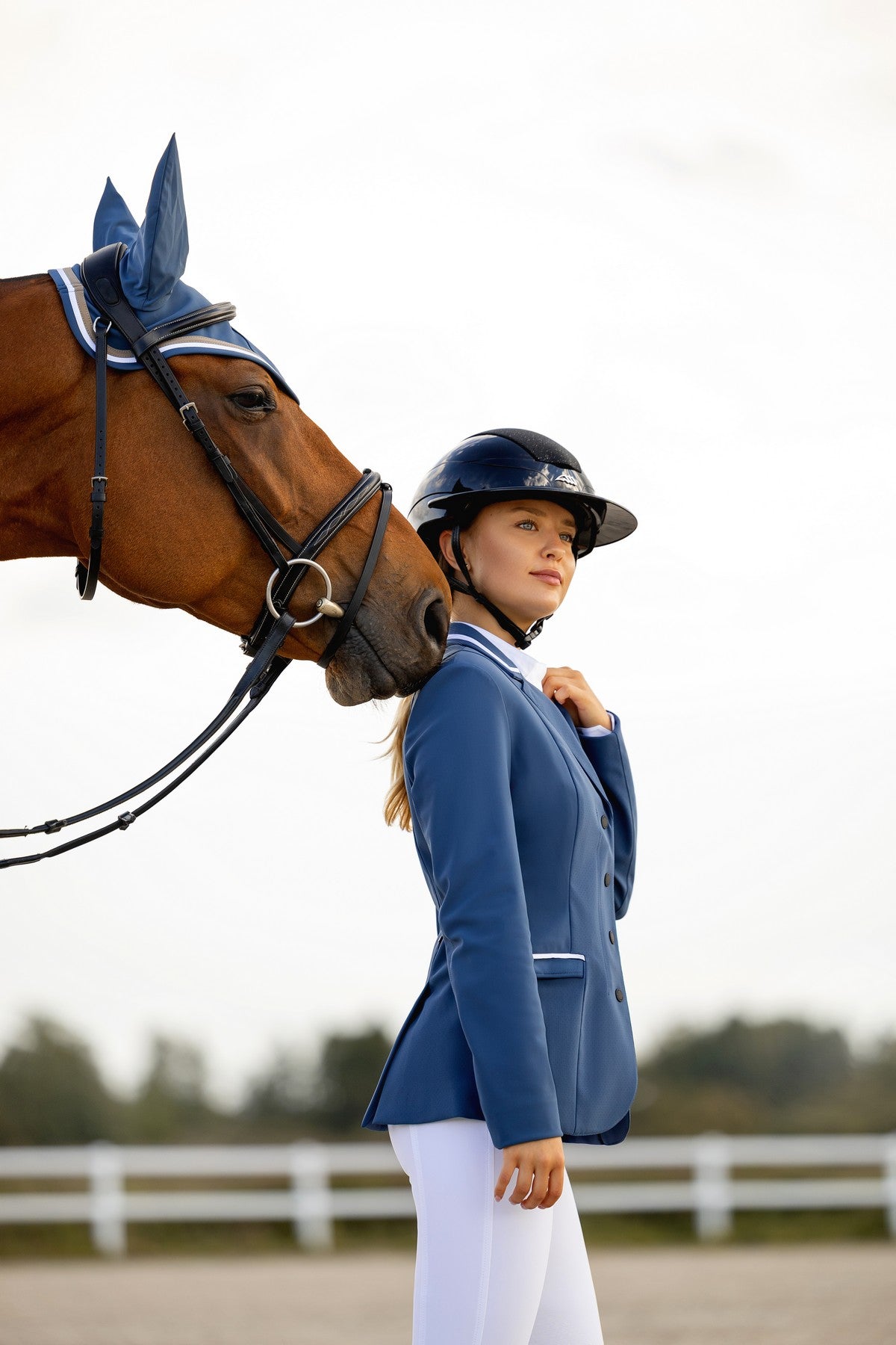Equiline Competition jacket ladies Ebony Dark Denim – Horse Riders