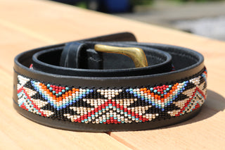 Belt with beads Ghana Black