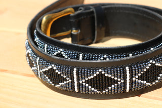 Belt with beads Rafiki Black