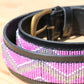 Belt with beads Kabaka Pink