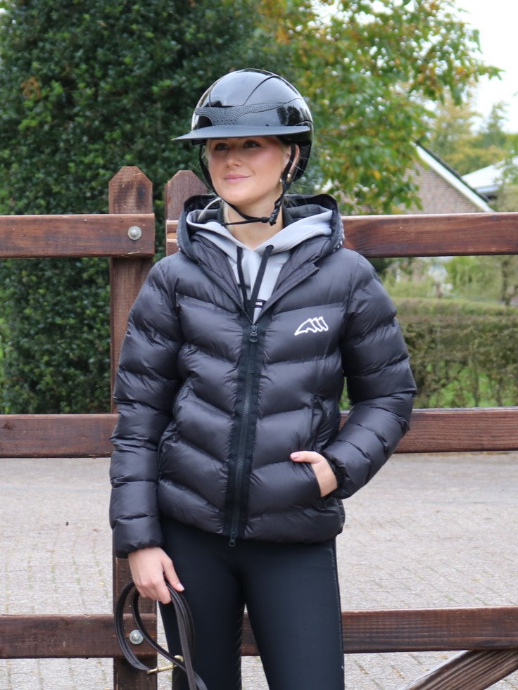 Equiline quilted jacket women Cabry Black