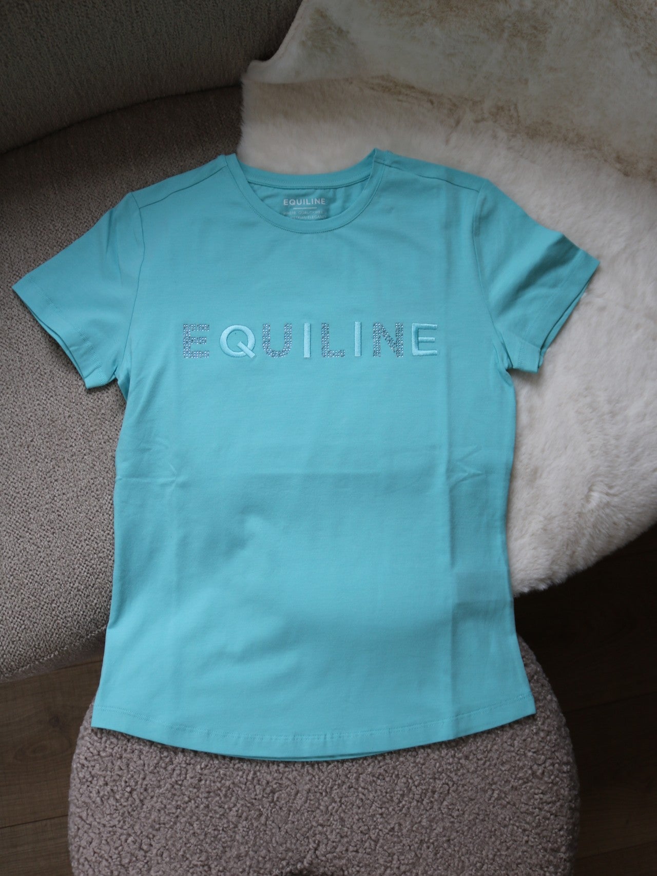 Equiline T-shirt ladies Gelig Tibetan Stone