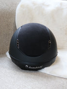 Samshield 2.0 Paardrijhelm Miss Shield Shadowmatt Alcantara Crystal Blazon Zwart