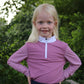 RG competition shirt Jacquard long sleeve Girls Pink
