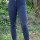 Animo riding breeches knee grip ladies Nicky darkblue
