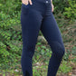 Animo riding breeches knee grip ladies Nicky darkblue