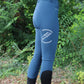Equiline riding breeches women knee grip high waist Eufrekh Legion Blue