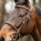 TRUST bridle Hunter Kentucky  silver buckle Brown