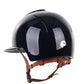 Kep Italia Riding Helmet Smart Polish Polo Blue Beige Chin strap