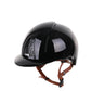 Kep Italia Riding Helmet Smart Polish Black Beige Chin strap