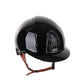 Kep Italia Riding Helmet Smart Polish Black Beige Chin strap