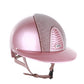 Kep Italia Paardrijhelm Cromo 2.0 Diamond Polo Klep Roze Swarovski Frame Galassia Pink Insert