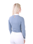 Samshield Wedstrijdshirt Lange Mouwen Dames Louisella Dusty Blue
