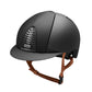 Kep Italia Riding Helmet Cromo 2.0 Matt Black Beige Chin Strap