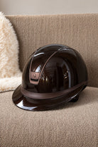 Samshield 2.0 Paardrijhelm Miss Shield Shadowglossy Darkline Bruin