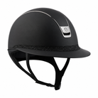 Samshield 2.0 Paardrijhelm Miss Shield Shadowmatt Crystal Fabric FB Zwart