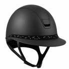 Samshield 2.0 Paardrijhelm Miss Shield Shadowmatt Crystal Leaf FB Matt Zwart Zwart