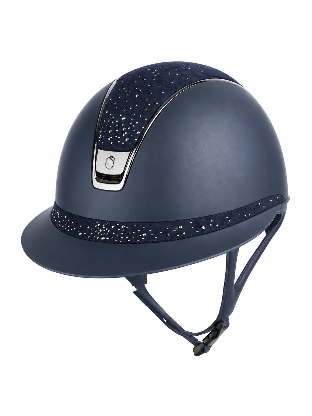 Samshield 2.0 Miss Shield shadowmatt riding helmet Crystal Rain Navy