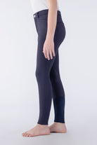 Equiline rijbroek jongens knie grip Jhoank blauw