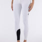 Equiline riding breeches knee grip Cornek White