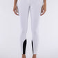 Equiline riding breeches knee grip Cornek White