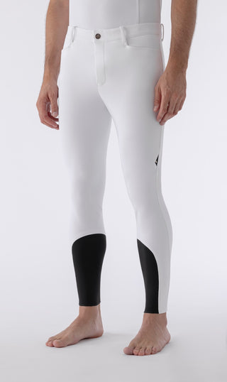 Equiline riding breeches men knee grip Albertk White