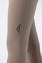 Equiline rijbroek dames full grip hoge band Crystalef Taupe